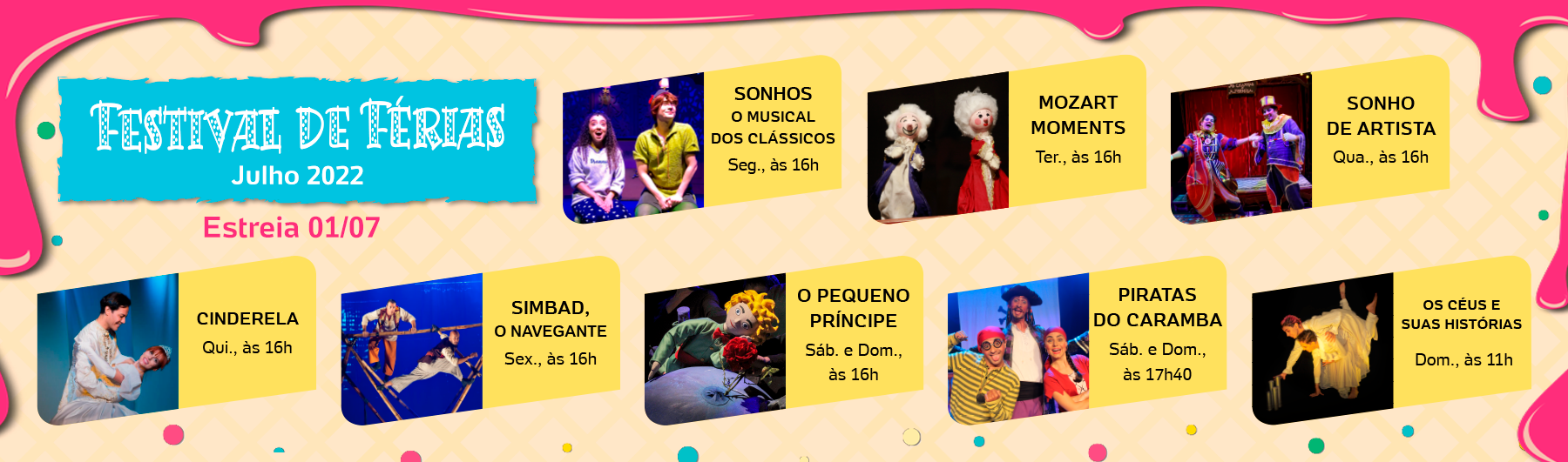 Festival de Férias no Teatro Uol