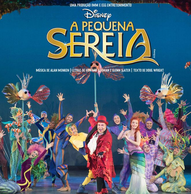 A pequena sereia - O Musical em cartaz no teatro