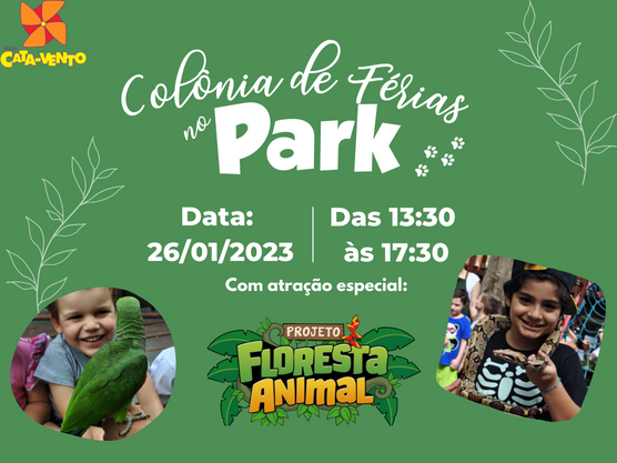 Colônia de Férias com Floresta Animal